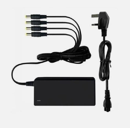 12v Power Supply Unit, 4 Tail for CCTV Camera Installation 6.67Amp 2.5mm