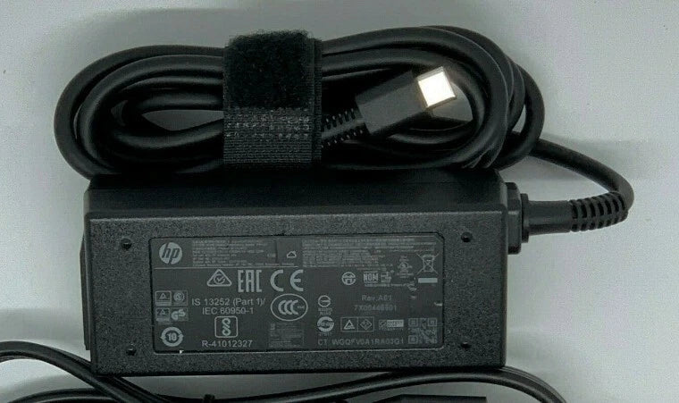 Original HP USB TYPE C 45W ADAPTER CHARGER with Power Lead