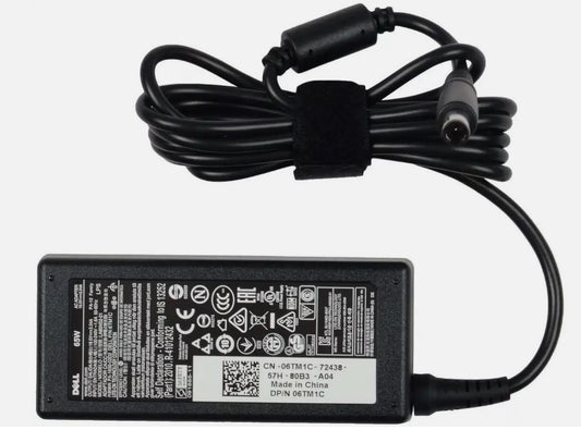 GENUINE DELL 65W LAPTOP CHARGER AC 19.5V 3.34A - (Please note this is large pin)