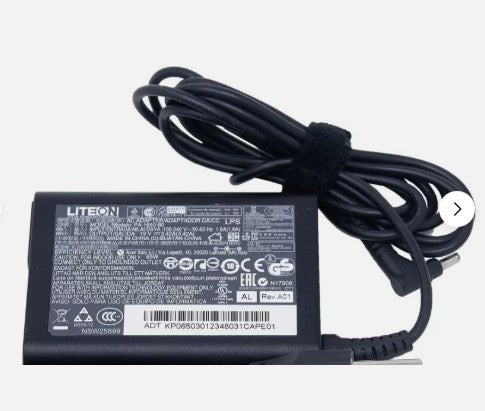 Liteon Original Power Supply Charger 19V 3.42A (65W) 3.0mm * 1.1mm (small pin)
