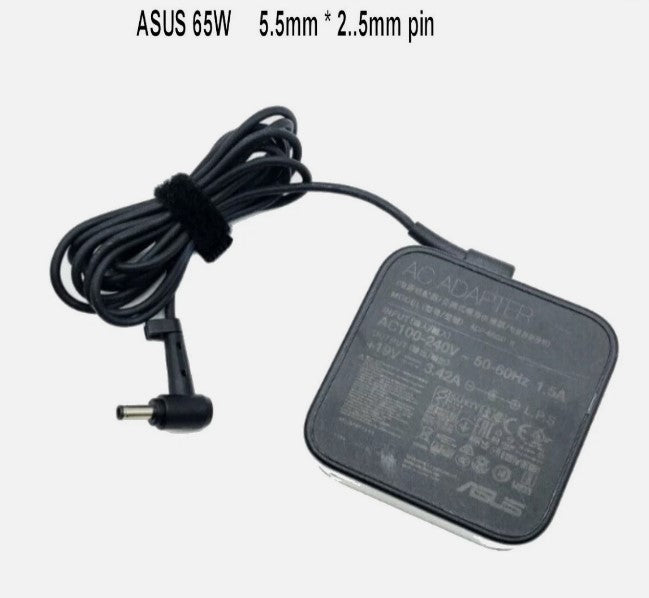 Original ASUS 65W 19V 3.42A Charger  5.5mm * 2.5mm + Power Lead