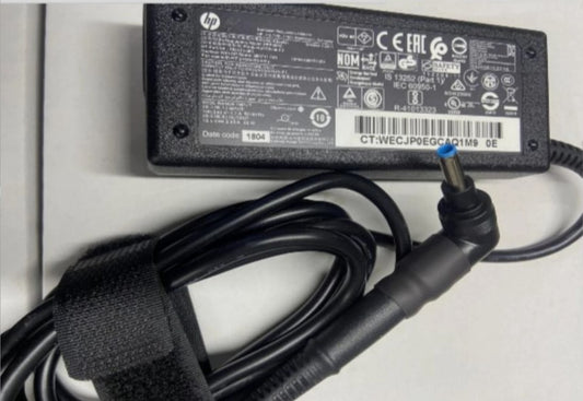 Original hp Elitebook blue pin 65w 19.5v 3.33a + blue pin adapter and power lead