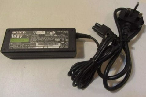 GENUINE SONY VGP-AC19V37 19.5V 3.9A AC POWER SUPPLY CHARGER & UK PLUG