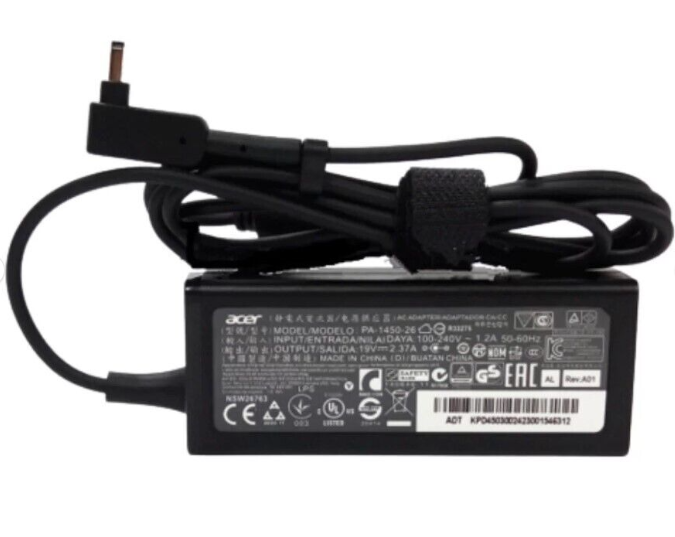 Acer Original Power Supply Charger 19V 2.37A (45W) 3.0mm * 1.1mm (small pin)