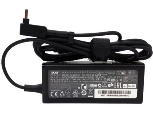 Acer Original Power Supply Charger 19V 2.37A (45W) 3.0mm * 1.1mm (small pin)