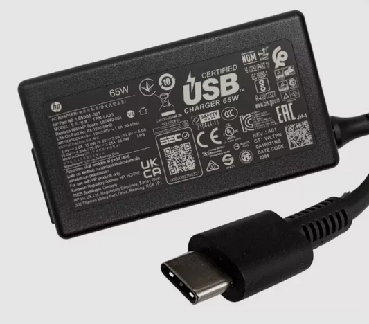 Original HP USB TYPE C 65W ADAPTER CHARGER