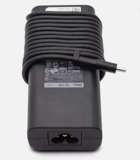 (New) Original Dell Latitude Laptop 65W Type-C Adapter Charger With Power Lead