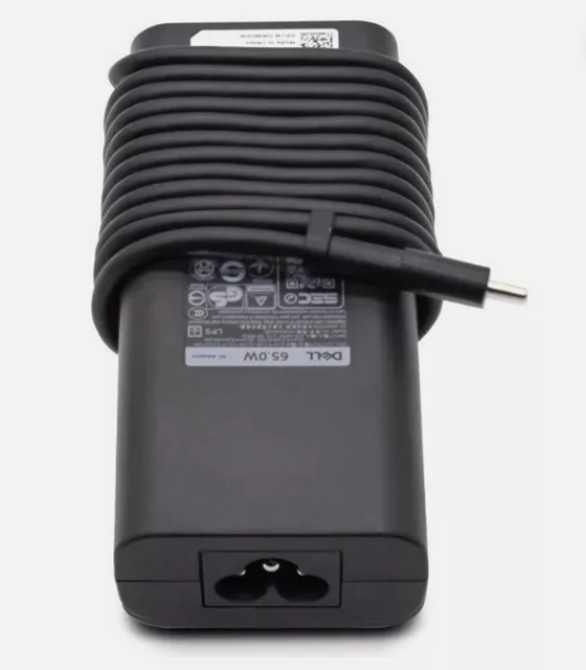 (New) Original Dell Latitude Laptop 65W Type-C Adapter Charger With Power Lead