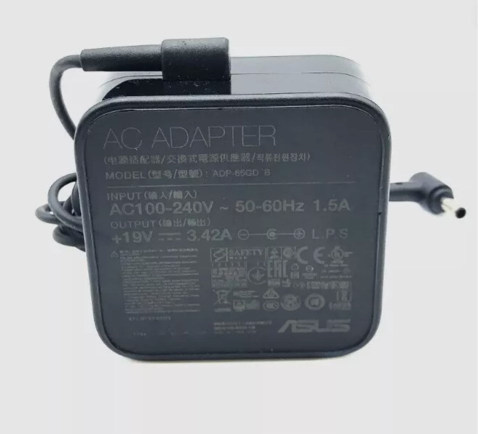 Original ASUS 65W 19V 3.42A Charger  5.5mm * 2.5mm + Power Lead