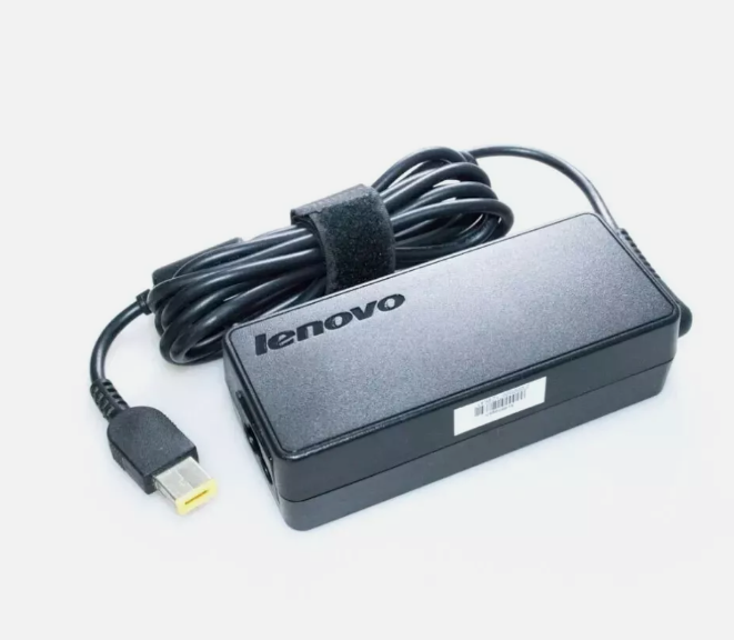 GENUINE LENOVO LAPTOP CHARGER 20V - 2.25A, 45W RECTANGLE TIP WITH POWER LEAD