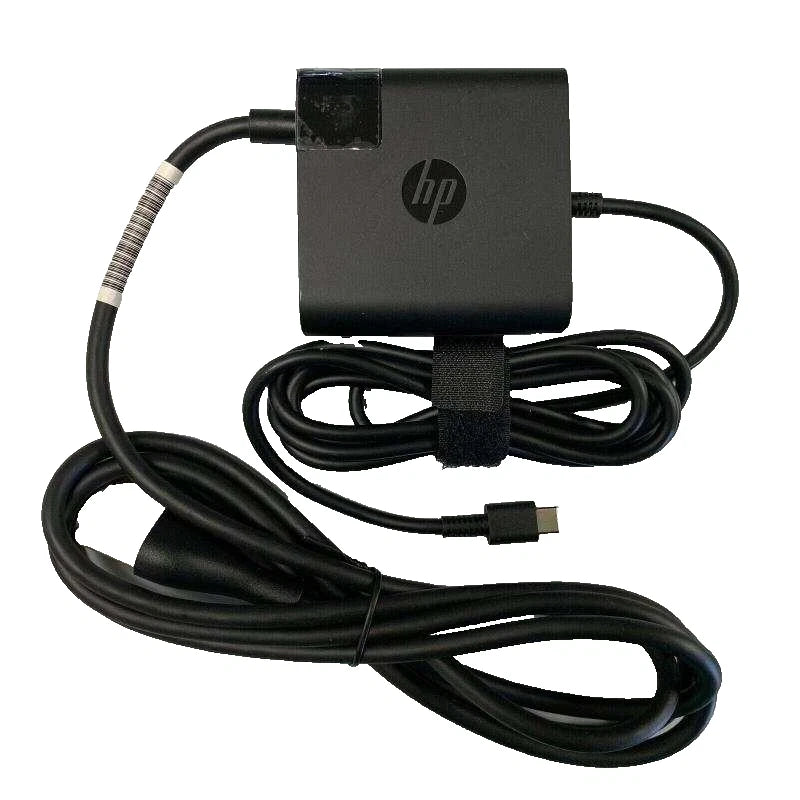 Original HP 45W USB-C Type C Fast Charging AC Adapter with Power Lead