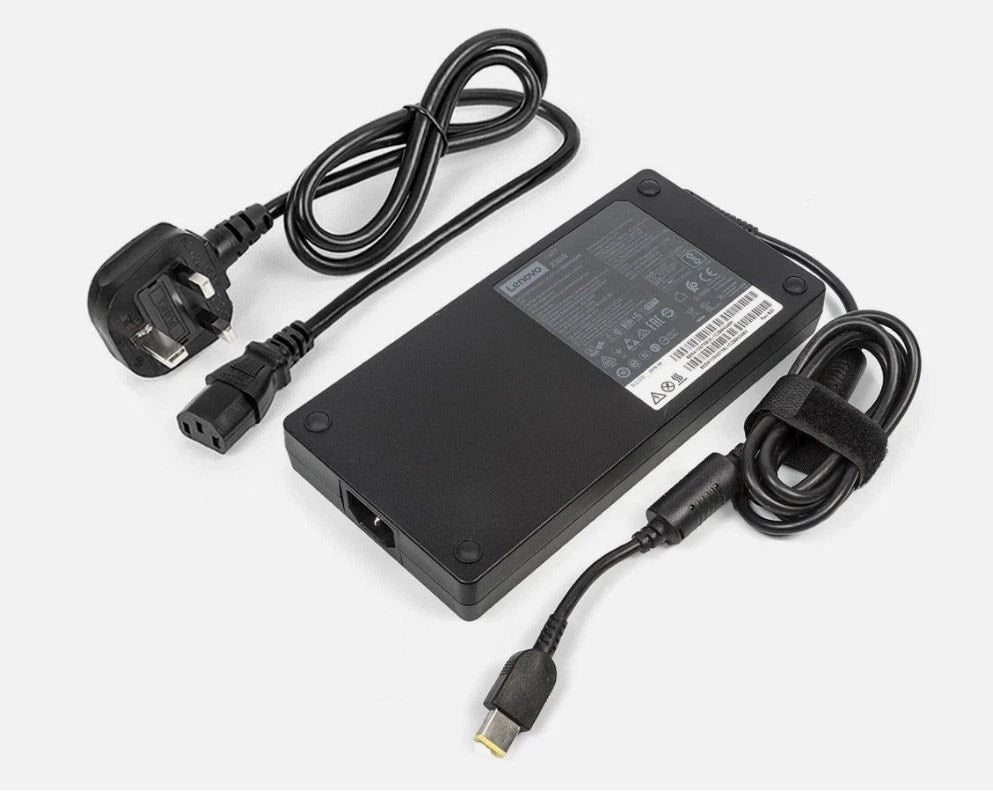 GENUINE LENOVO CHARGER 20V-11.5A, 230W WITH POWER LEAD