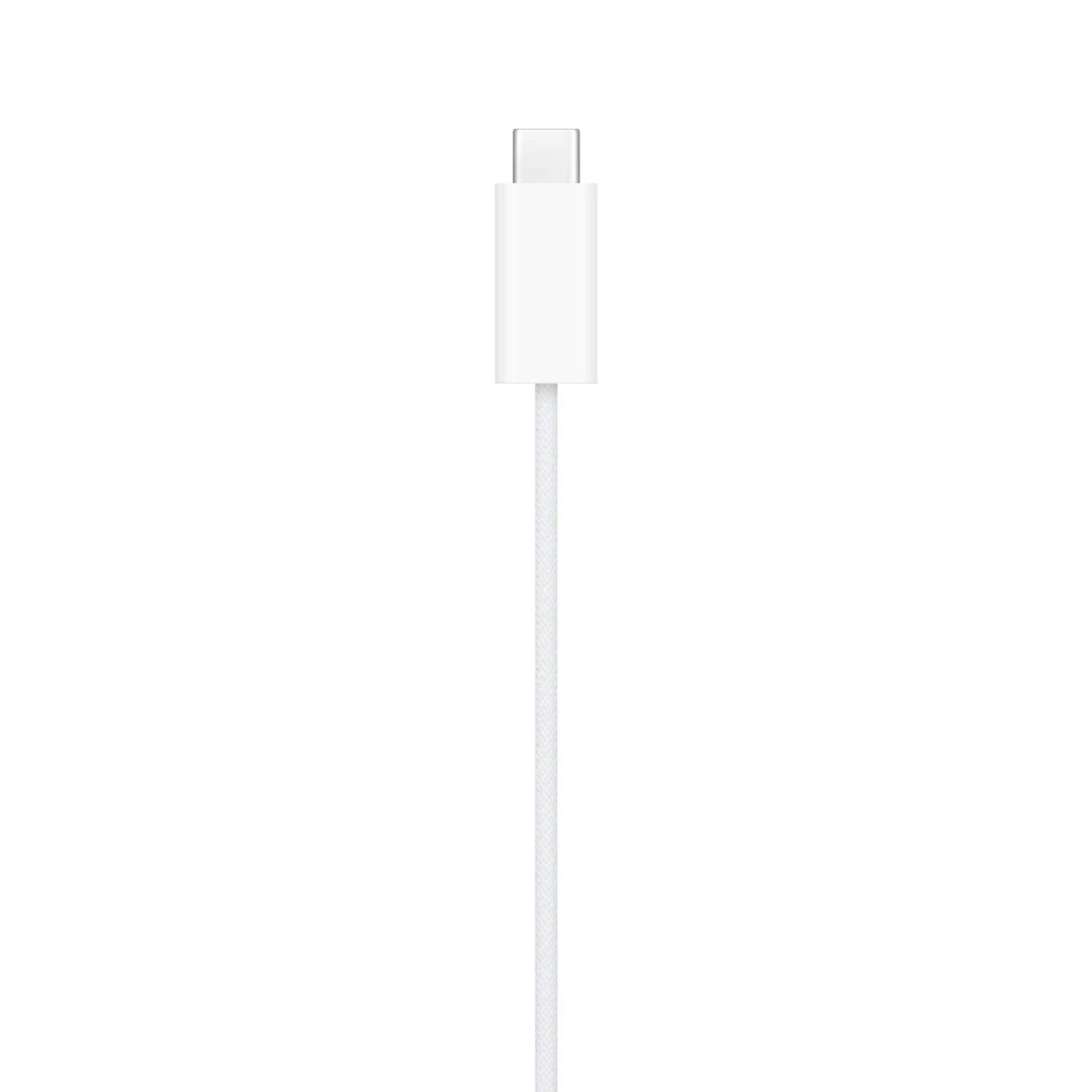 Genuine Apple Watch USB-C Magnetic Fast Charger - White/silver