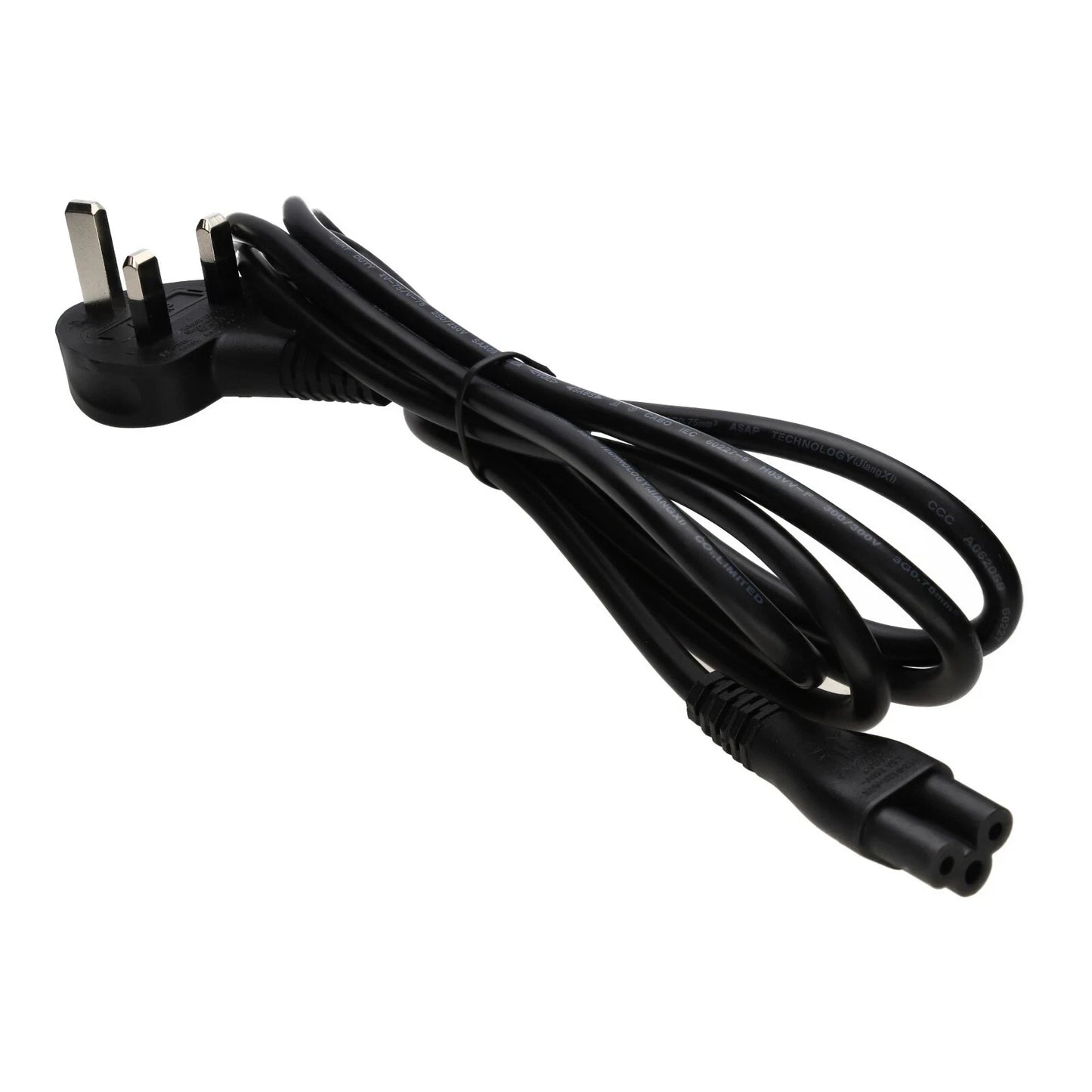Uk Plug C5 Clover Leaf Power Cable Cloverleaf Mains Lead X 10 JOBLOT