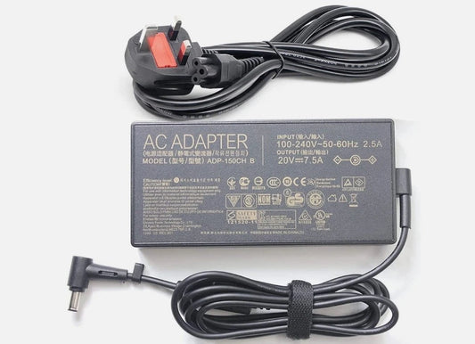 150W 20V 7.5A Original Charger Compatible for ASUS Pin : 4.5mm *3.0mm