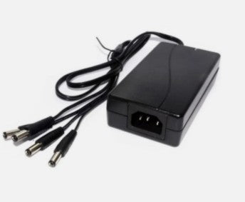 12v Power Supply Unit, 4 Tail for CCTV Camera Installation 6.67Amp 2.5mm