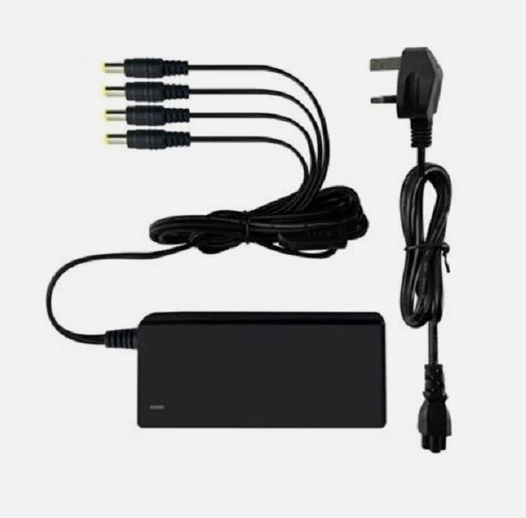 12v Power Supply Unit, 4 Tail for CCTV Camera Installation 6.67Amp 2.5mm