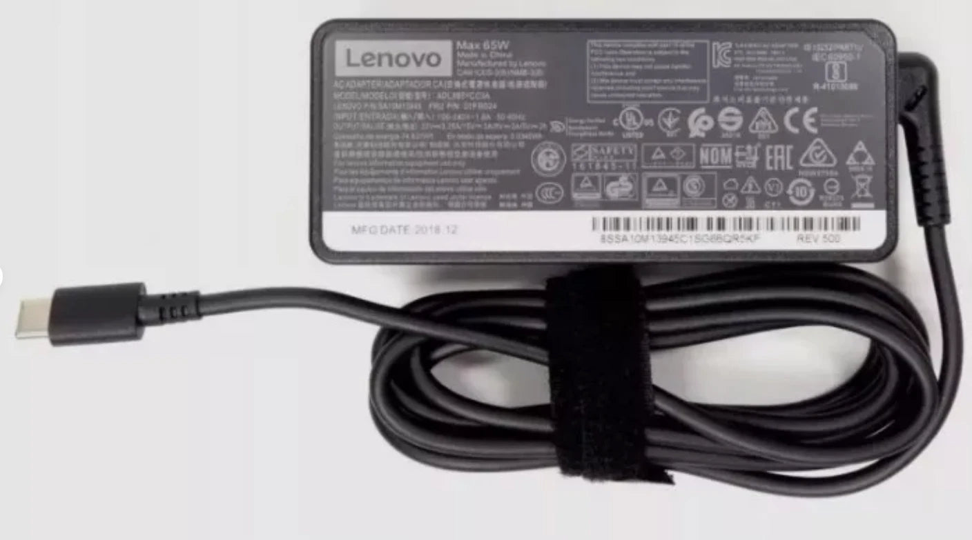 (NEW) Lenovo TYPE-C USB-C 65w Laptop Charger