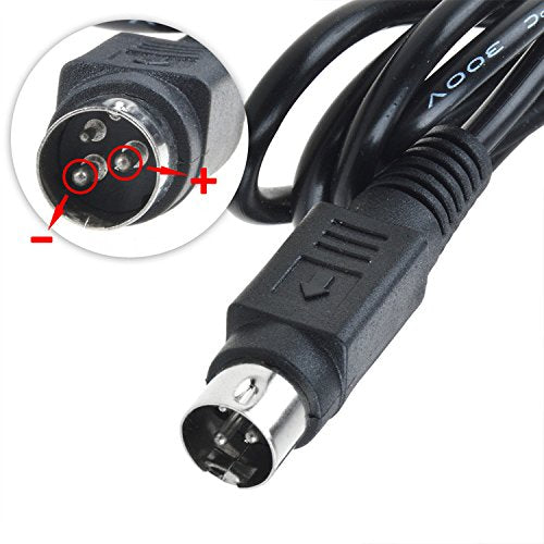 GVE GM53-240200-F 3pin 24V 2.0A Printer Power Supply Well Adapter Charger Plug