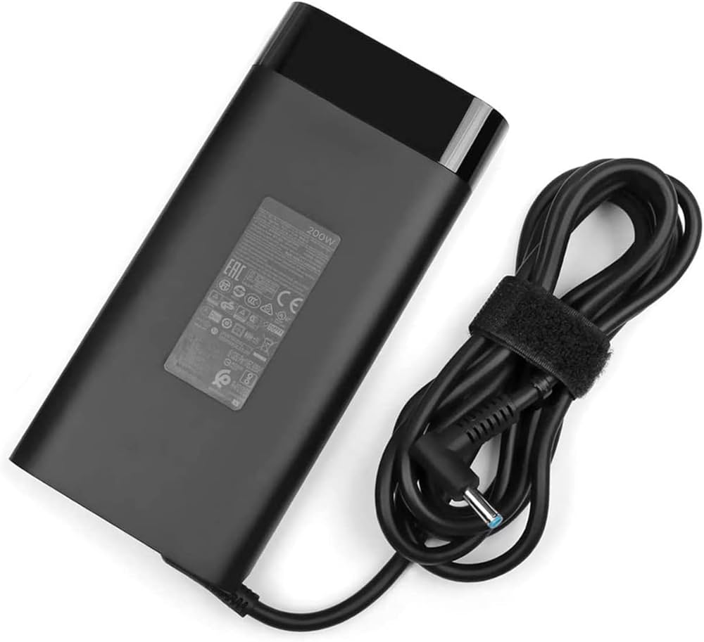 GENUINE HP LAPTOP CHARGER BLUE TIP 19.5V - 10.3A 200W WITH POWER LEAD