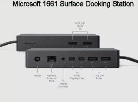 Microsoft 1661 Surface Docking Station,PSU For Surface Pro 3 4 5 6 + lead