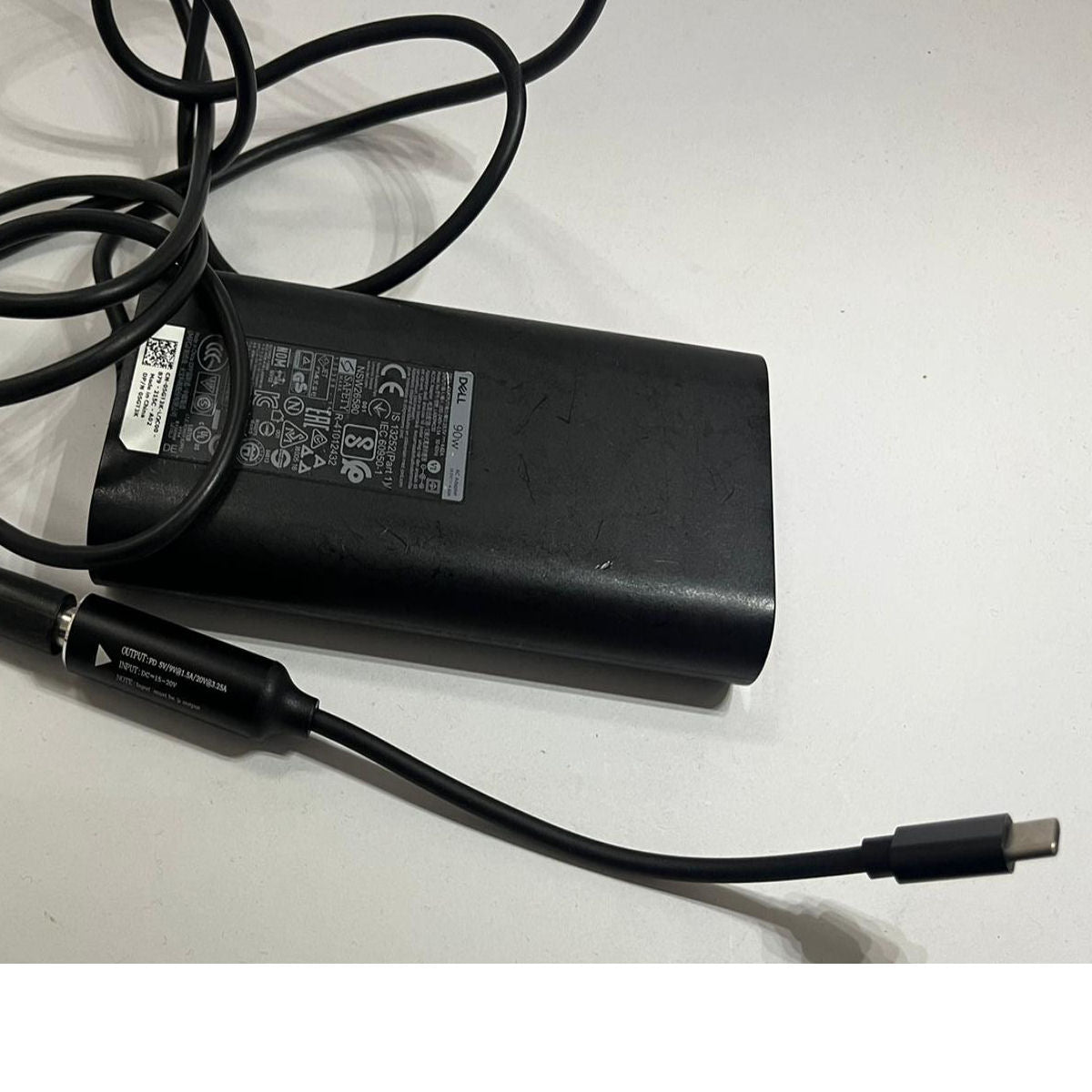 Genuine Dell 90W LA90PM130 Charger +USB Type C Working Adapter with UK Lead
