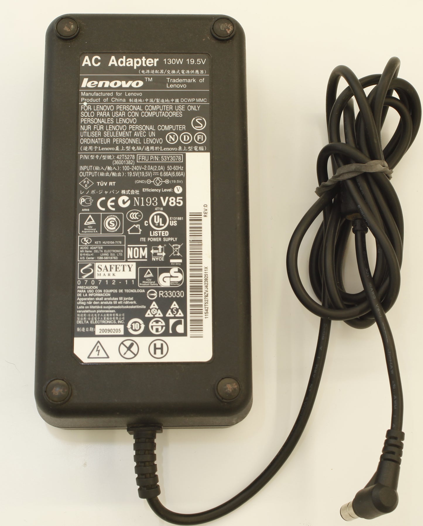 GENUINE Lenovo 130W 19.5V 6.66A 42T5278