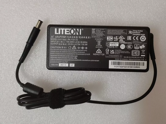 Lite-on Charger 20v - 6.75a 135w PA-1131-72 HP PIN 7.4mm * 4.0mm
