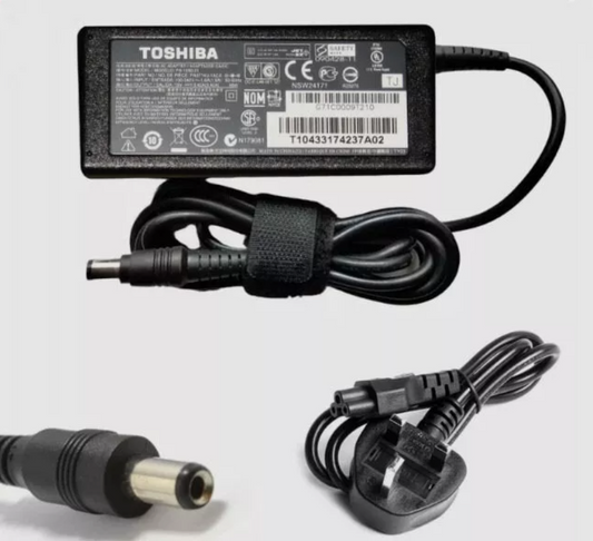 Original Toshiba Laptop Charger 65W 19V 3.42A With Power Lead  5.5*2.5 mm