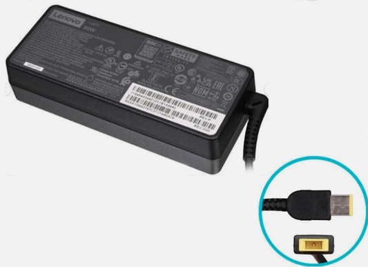 Genuine 90W LENOVO AC  CHARGER ADAPTER RECTANGLE USB PIN 20V - 4.5 A
