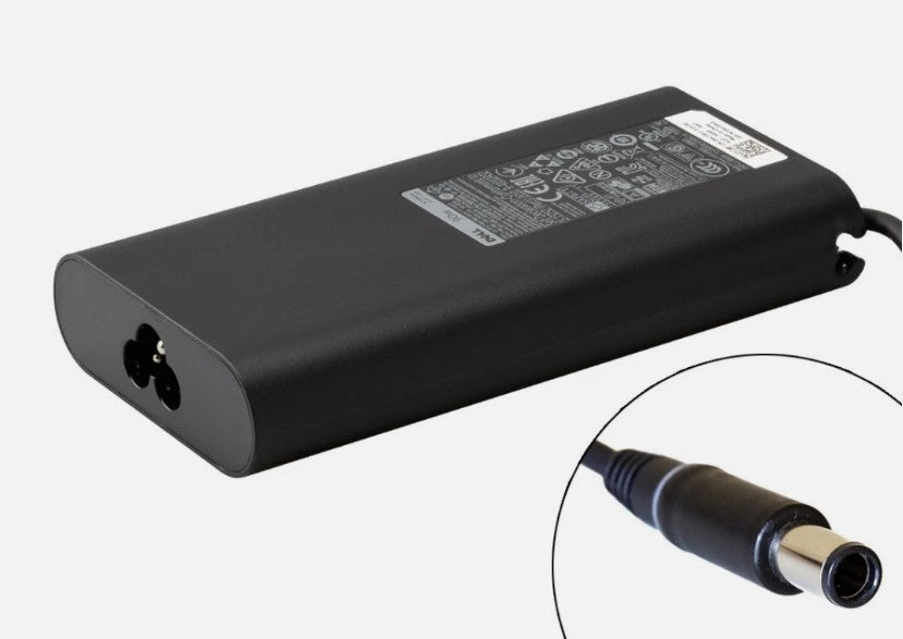 NEW Original DELL 90W 19.5V 4.62A Rounded CHARGER (BIG PIN) With Power Lead
