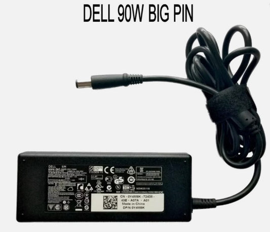 Original DELL 90W 19.5V 4.62A CHARGER (BIG PIN) With Power Lead
