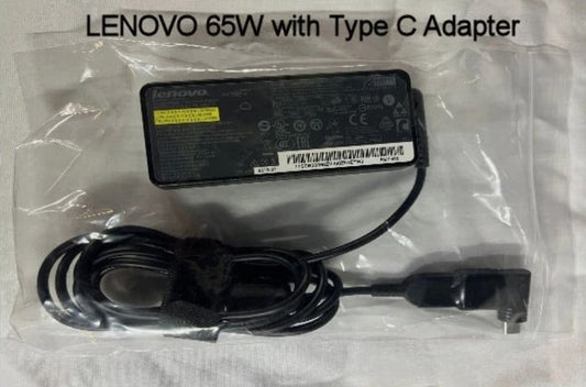 Cheap Original Lenovo Charger 20V - 3.25A - 65W with Type C Adapter