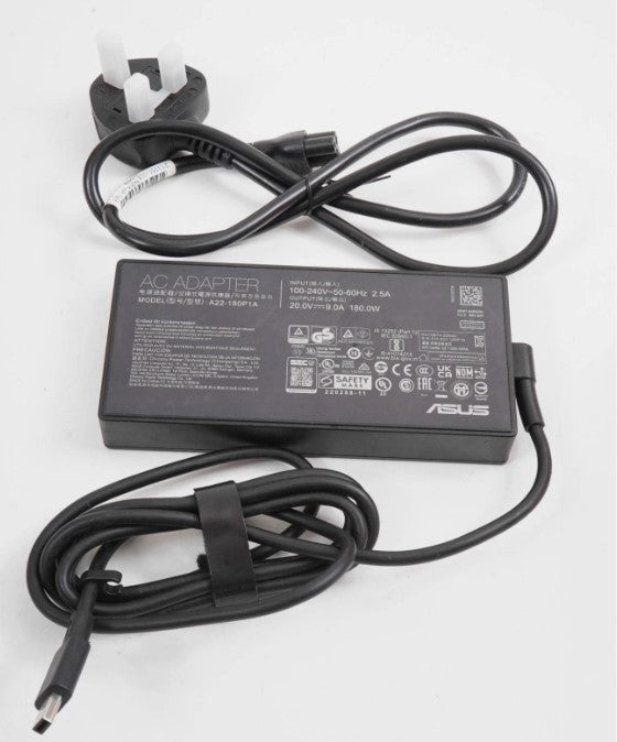 NEW ASUS A22-180P1A 20V 9.0A (180W) Rectangle Laptop Charger + Power lead