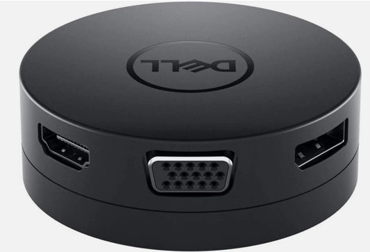 Dell DA300 USB-C Mobile Adapter Dock 6-in-1 HDMI DisplayPort VGA Ethernet USB