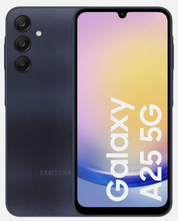 Samsung Galaxy A25 Dual SIM, SM-A256B, Blue Black, 128GB - Unlocked