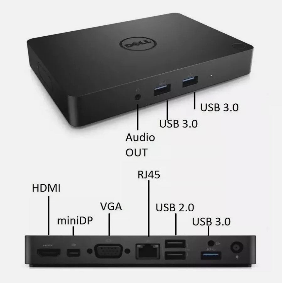 Dell K17A001 USB-C Docking Station Dock with UK 130W Charger