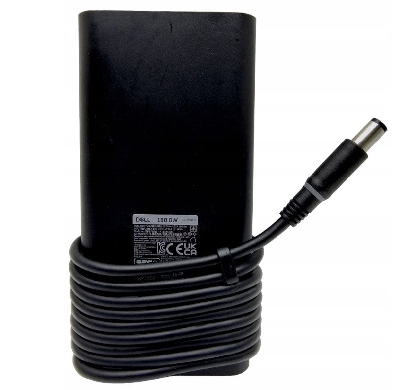 Genuine Dell 180W XPS Latitude Precision Charger 19.5V - 9.23A With Power Lead