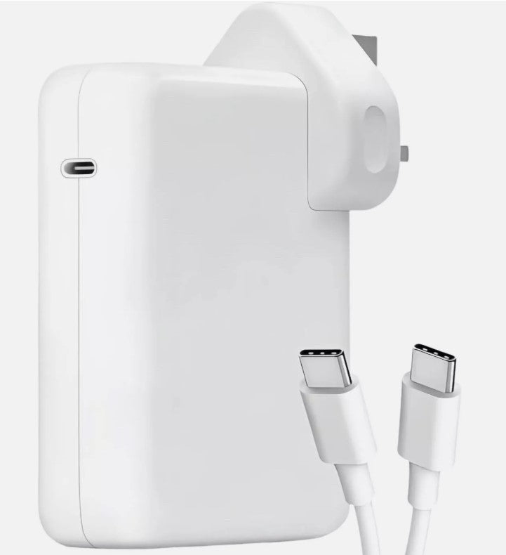 Genuine Apple 61W USB-C Macbook Pro & Air Power Adapter Charger With Cable A1947