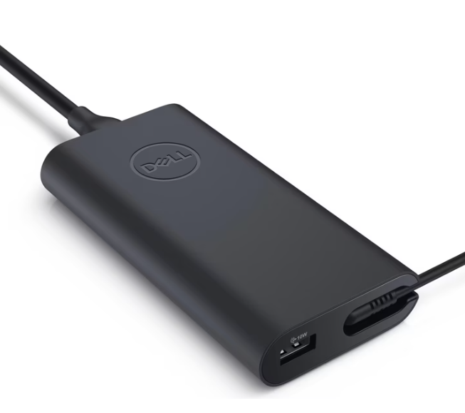 Share Genuine Original DELL Charger Type-C Power Supply AC Adapter 90W (With USB Port)