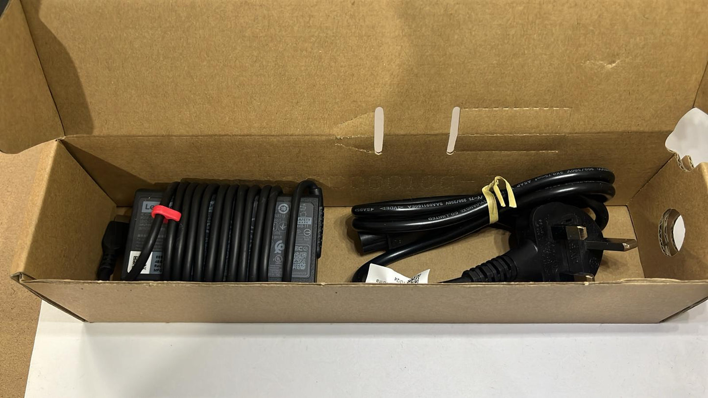 NEW Boxed Genuine 65W USB-C Lenovo Slim Type C Adapter with Power Lead