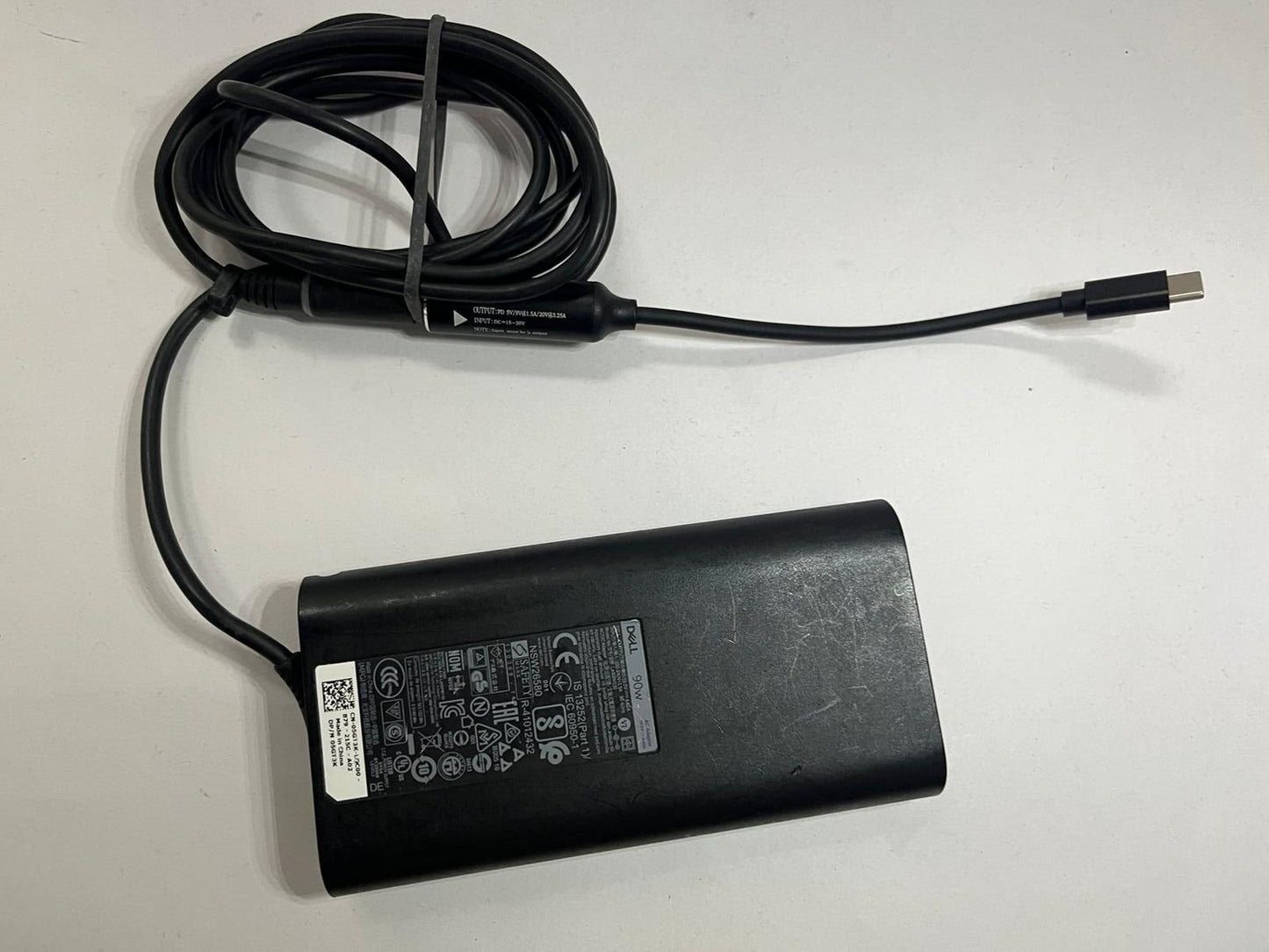 Genuine Dell 90W LA90PM130 Charger +USB Type C Working Adapter with UK Lead