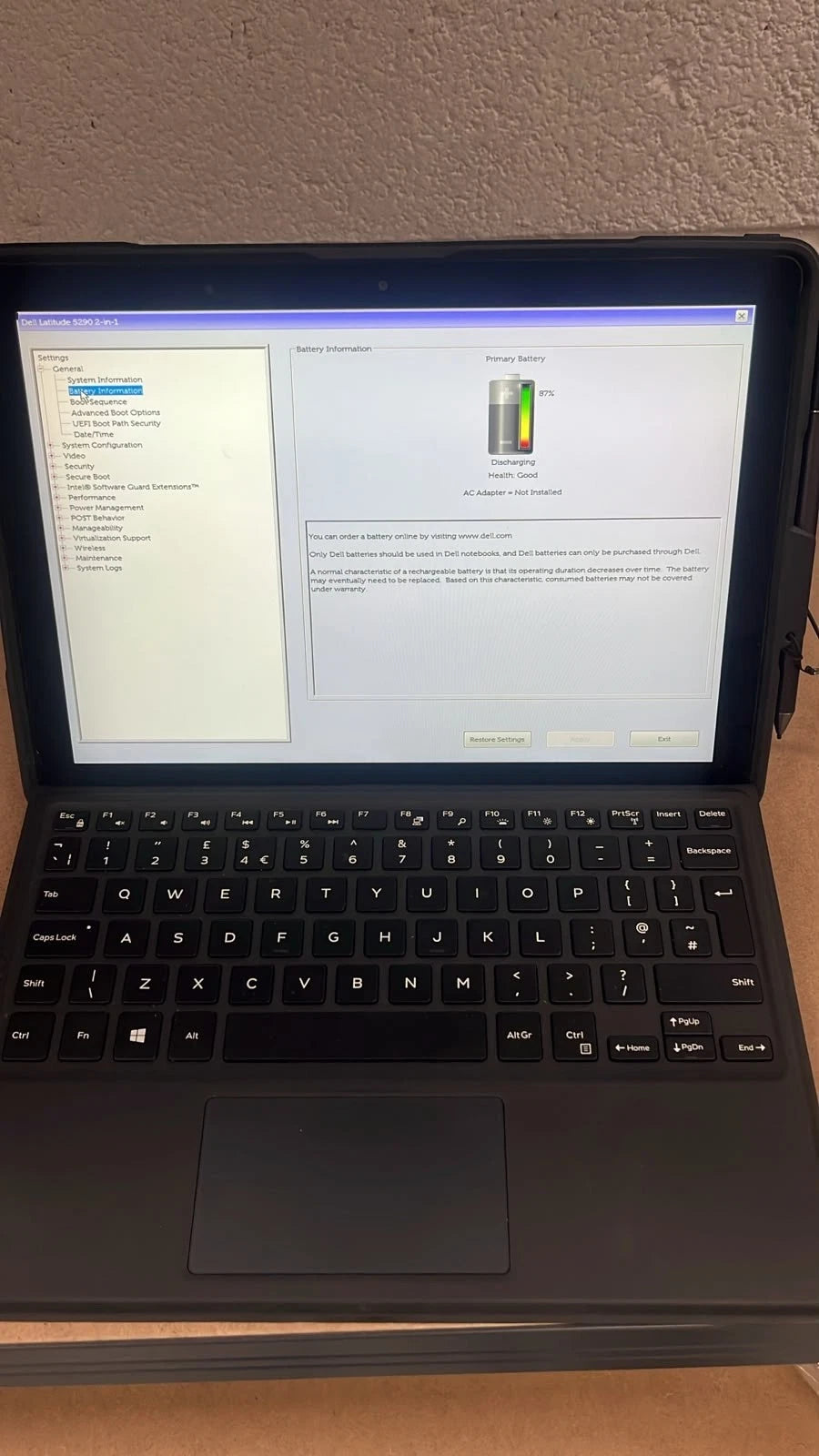 Dell Latitude 5290 2 in 1 Laptop Tablet i5-8250u 8GB RAM 256GB SSD Win 11