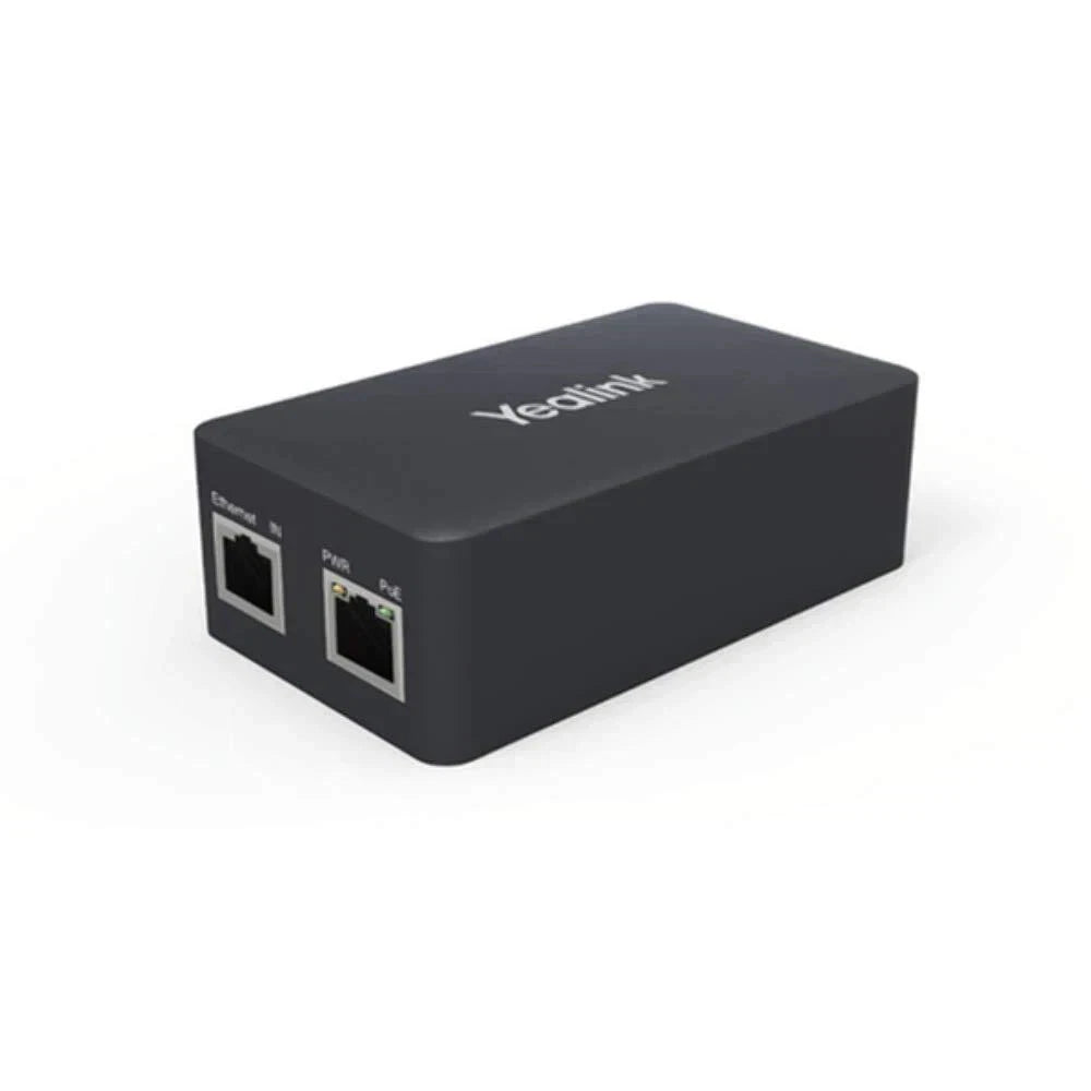 Yealink YLPOE30 54V 0.56A PoE Injector with UK Plug