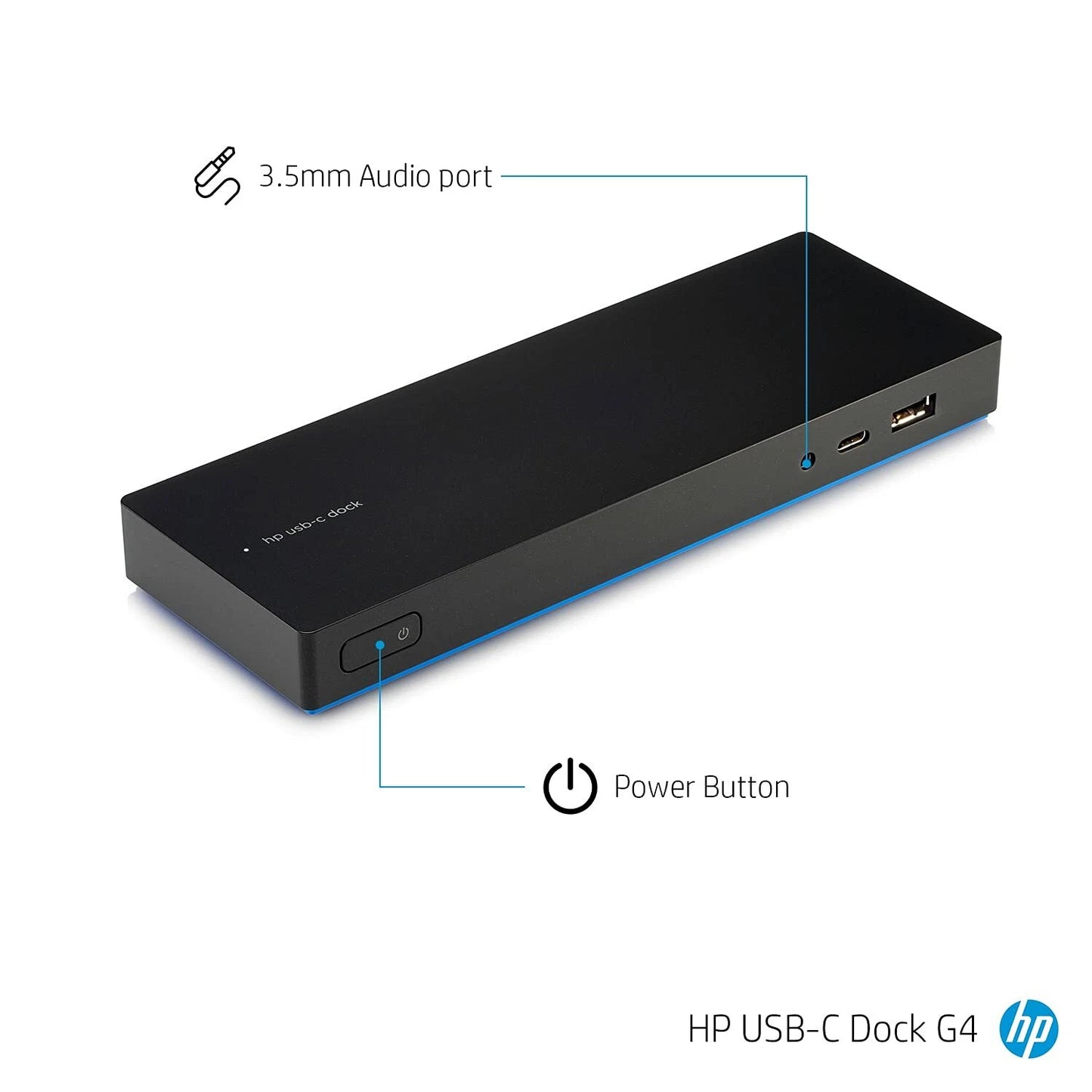 HP USB-C Dock G4 HDMI Docking Station With Power Supply VGC