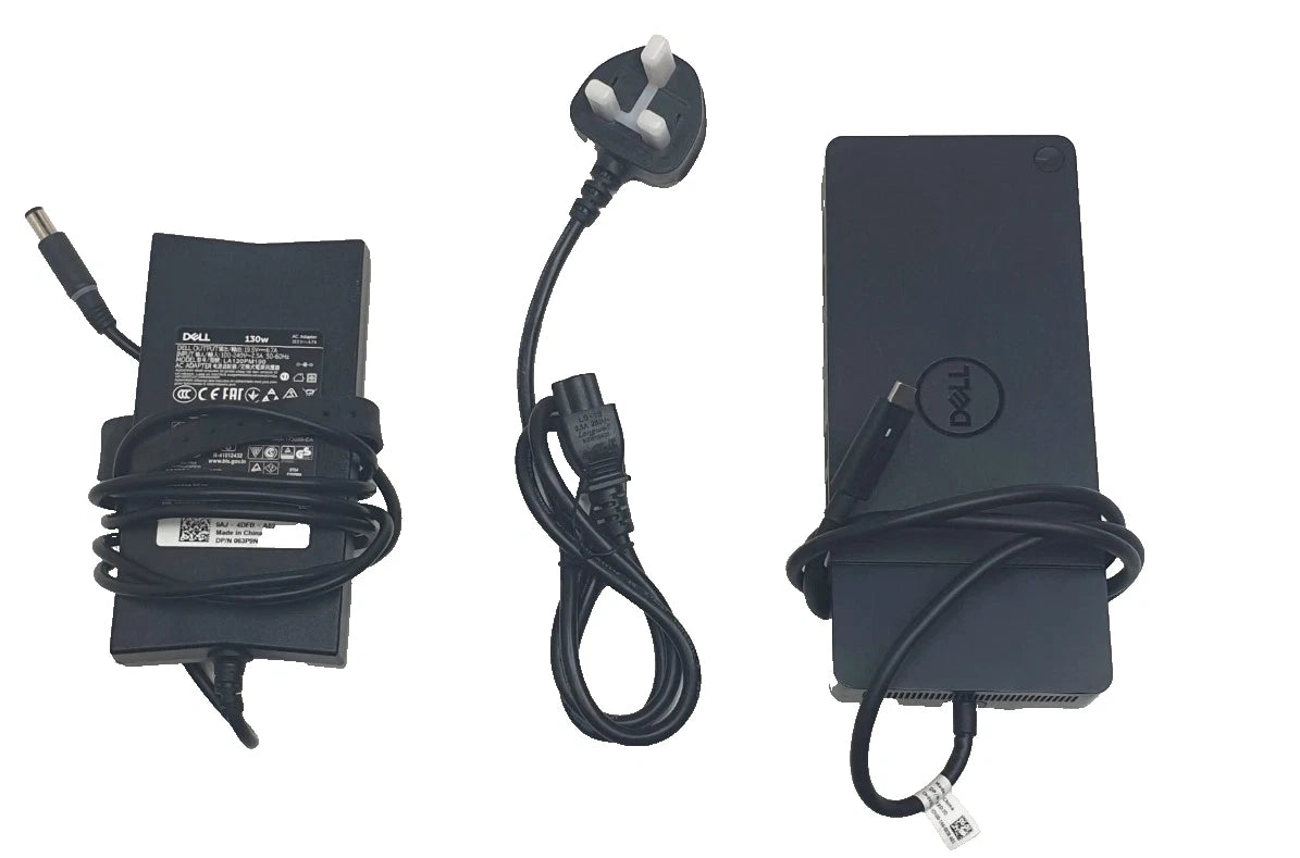 Dell K20A001 K20A Docking Station With 130W PSU + Power lead