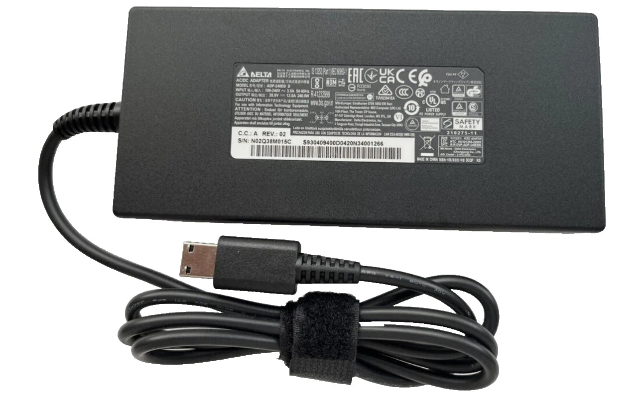 Delta MSI 240W 20V 12A AC Adapter Charger Power Supply-Square interface