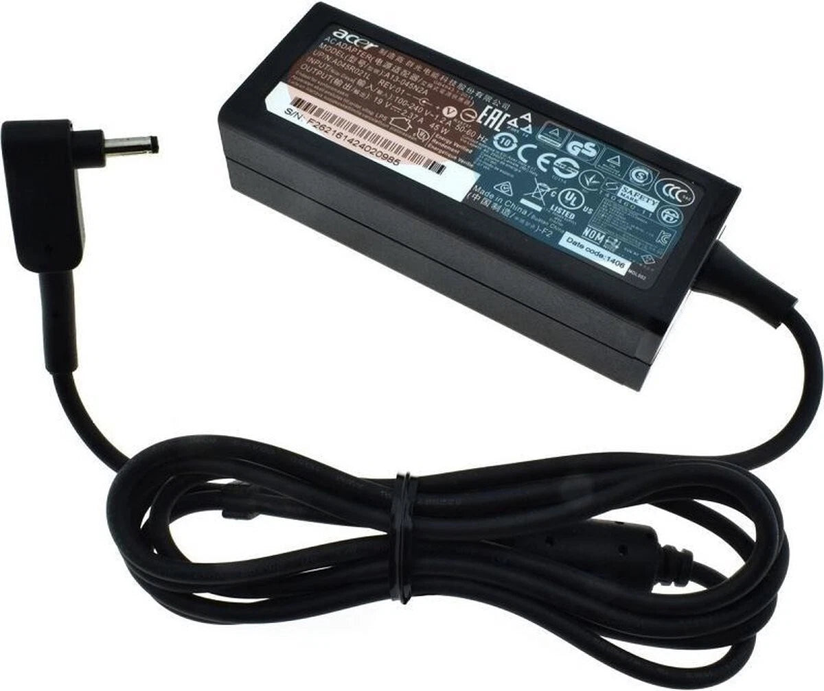 Acer Original Power Supply Charger 19V 2.37A (45W) 3.0mm * 1.1mm (small pin)