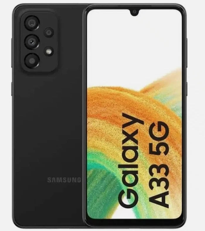 Samsung Galaxy A33 5G Black 128GB Android Unlocked Smartphone Pristine