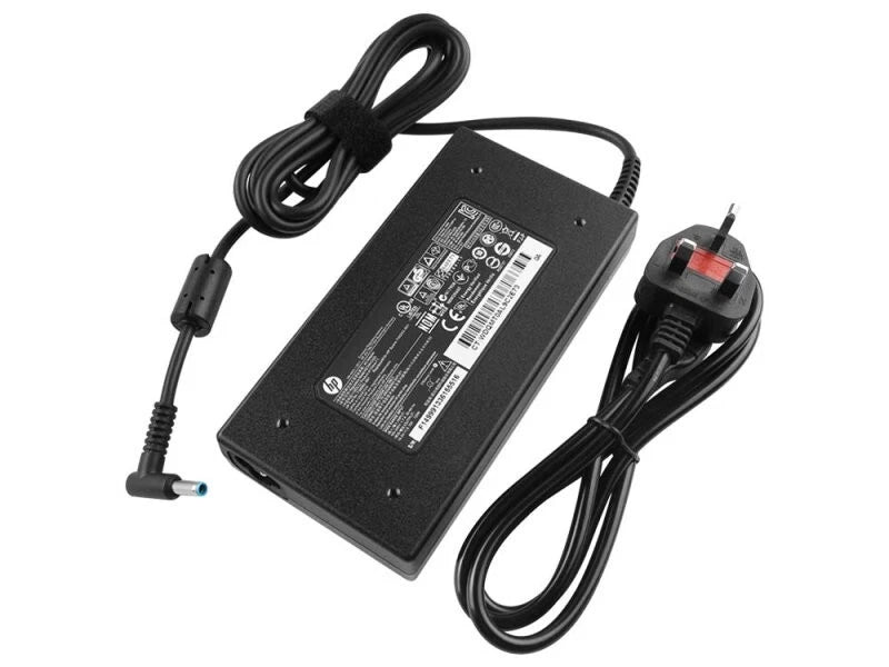 ORIGINAL HP Laptop Charger 19.5V - 6.15A, 120W BLUE TIP with Power Lead